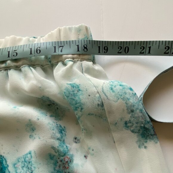 Mossimo Lightweight Polyester Floral Print Lined Pleated Maxi Skirt - Picture 10 of 11